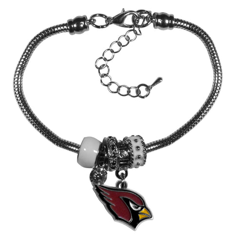 Arizona Cardinals Bracelet Euro Bead Style-0