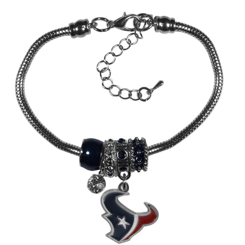 Houston Texans Bracelet Euro Bead Style-0