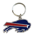 Buffalo Bills Chrome Logo Cut Keychain-0