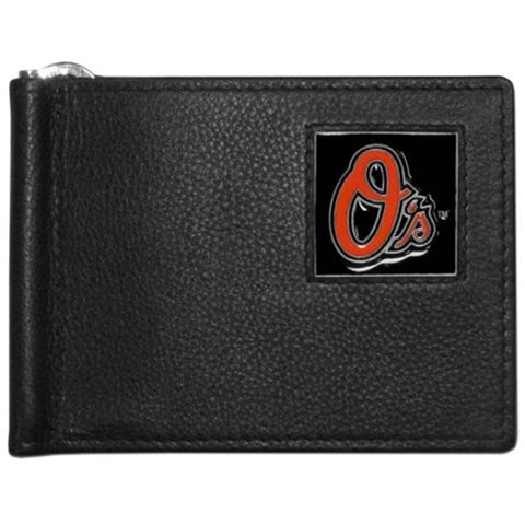 Baltimore Orioles Wallet Leather Billfold Clip Wallet-0
