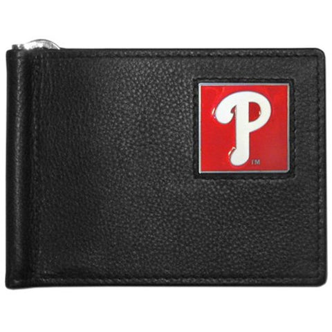 Philadelphia Phillies Wallet Leather Billfold Clip Wallet-0