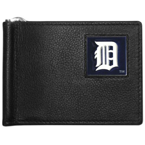 Detroit Tigers Wallet Leather Billfold Clip Wallet-0