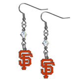 San Francisco Giants Earrings Fish Hook Post Style-0