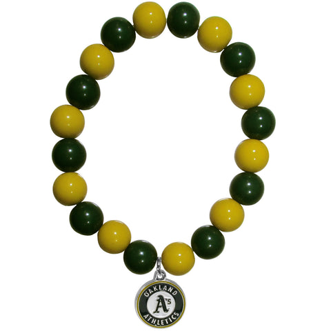 Oakland Athletics Bracelet Bead Style CO-0