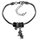 Chicago White Sox Bracelet Euro Bead Style CO-0