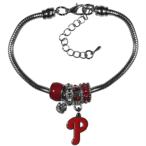 Philadelphia Phillies Bracelet Euro Bead Style CO-0