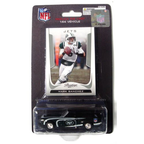 New York Jets Shonn Greene 1:64 Chevy Camaro with Trading Card-0
