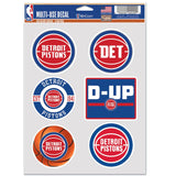 Detroit Pistons Decal Multi Use Fan 6 Pack Special Order-0
