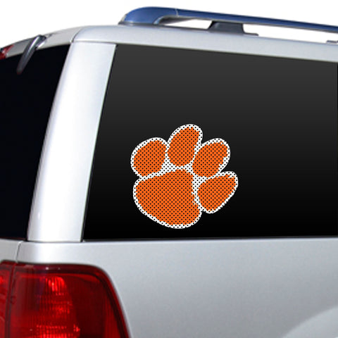 Clemson Tigers Window Film 12 Inch Die Cut-0