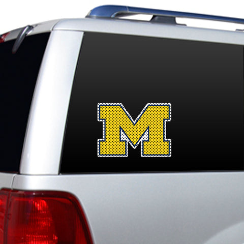 Michigan Wolverines Window Film 12 Inch Die Cut-0