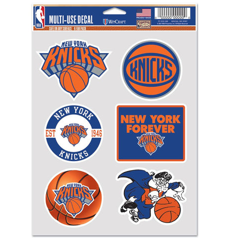 New York Knicks Decal Multi Use Fan 6 Pack Special Order-0