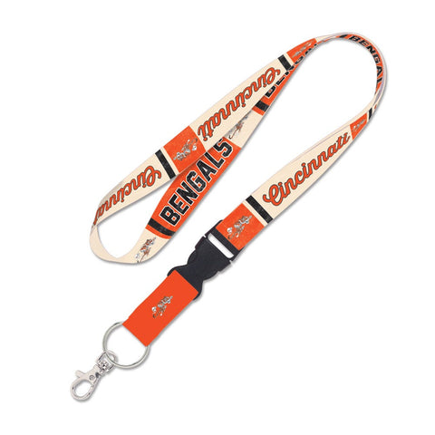 Cincinnati Bengals Lanyard with Detachable Buckle Vintage-0