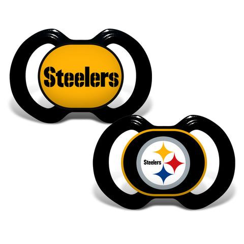 Pittsburgh Steelers Pacifier 2 Pack Alternate-0