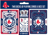 Boston Red Sox Playing Cards and Dice Set-0