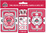 Ohio State Buckeyes Playing Cards and Dice Set-0