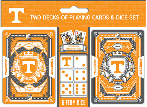 Tennessee Volunteers Playing Cards and Dice Set-0