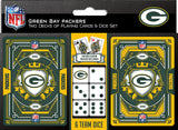 Green Bay Packers Playing Cards and Dice Set-0