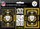 Pittsburgh Steelers Playing Cards and Dice Set-0