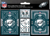 Philadelphia Eagles Playing Cards and Dice Set-0