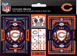 Chicago Bears Playing Cards and Dice Set-0