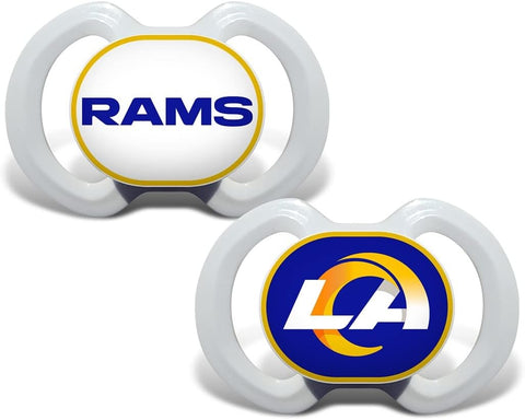 Los Angeles Rams Pacifier 2 Pack Alternate - Special Order-0