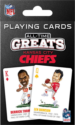 Kansas City Chiefs Playing Cards All-Time Greats-0