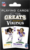 Minnesota Vikings Playing Cards All-Time Greats-0
