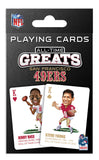 San Francisco 49ers Playing Cards All-Time Greats-0
