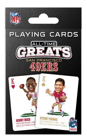 San Francisco 49ers Playing Cards All-Time Greats-0