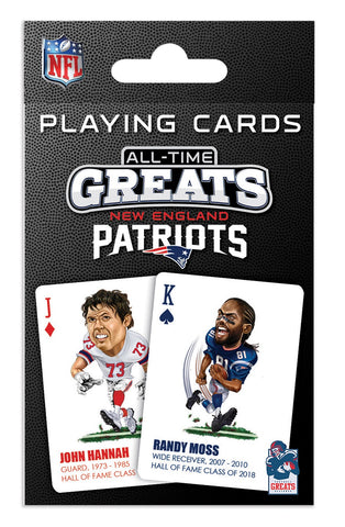 New England Patriots Playing Cards All-Time Greats-0