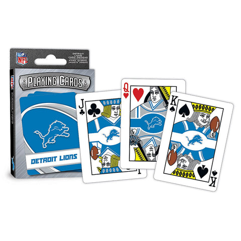 Detroit Lions Playing Cards Logo-0