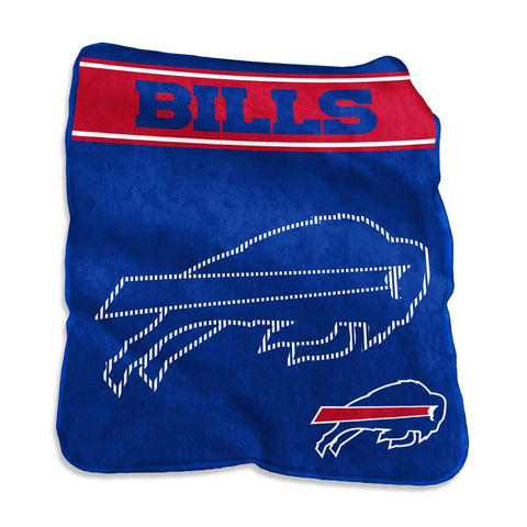 Buffalo Bills Blanket 60x80 Raschel Throw-0