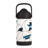 Carolina Panthers Kids Bottle 12oz Stainless Steel Mascot-0