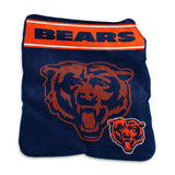 Chicago Bears Blanket 60x80 Raschel Throw-0