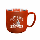 Cleveland Browns Coffee Mug 15oz Stripe Design-0