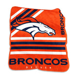 Denver Broncos Blanket 50x60 Raschel Throw-0