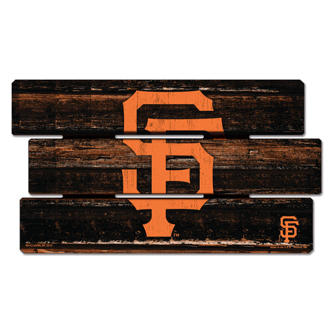 San Francisco Giants Sign 14x25 Wood Fence-0