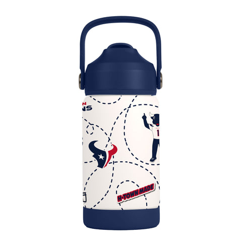 Houston Texans Kids Bottle 12oz Stainless Steel Mascot-0
