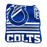 Indianapolis Colts Blanket 50x60 Raschel Throw-0