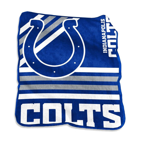 Indianapolis Colts Blanket 50x60 Raschel Throw-0