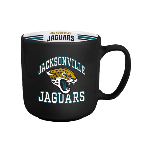 Jacksonville Jaguars Coffee Mug 15oz Stripe Design-0