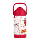Kansas City Chiefs Kids Bottle 12oz Stainless Steel Mascot-0