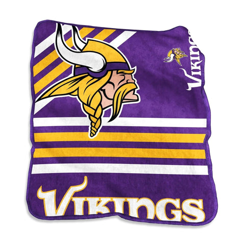Minnesota Vikings Blanket 50x60 Raschel Throw-0