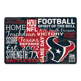 Houston Texans Sign 11x17 Wood Wordage-0