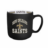 New Orleans Saints Coffee Mug 15oz Stripe Design-0