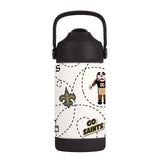 New Orleans Saints Kids Bottle 12oz Stainless Steel Mascot-0