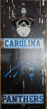 Carolina Panthers Sign Wood 5x11 Bottle Opener Alternate-0