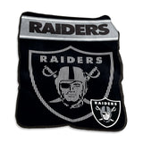 Las Vegas Raiders Blanket 60x80 Raschel Throw-0