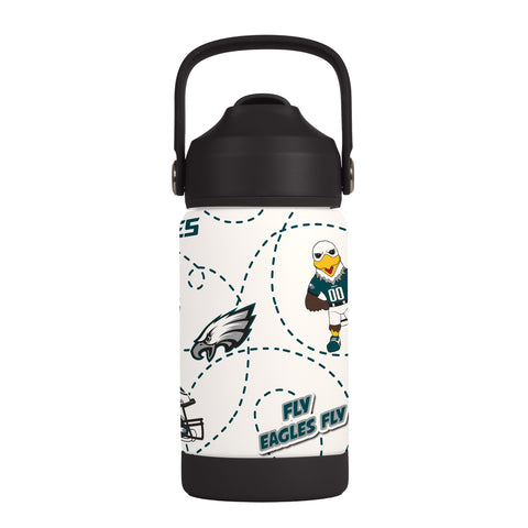 Philadelphia Eagles Kids Bottle 12oz Stainless Steel Mascot-0