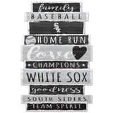 Chicago White Sox Sign 11x17 Wood Family Word-0